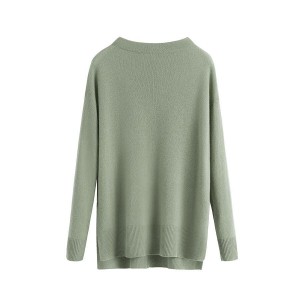 Swetry Damskie Cuyana Single-Origin Cashmere Funnel Neck Zielone | ZBX2040ZE