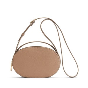 Torba Crossbody Damskie Cuyana Top Handle Khaki | ETK3759MA