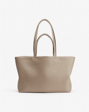 Torby Tote Damskie Cuyana Small Easy Szare | SMU1065VY