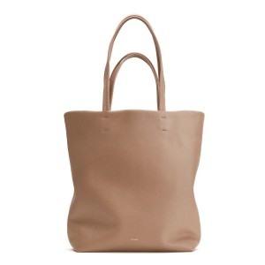 Torby Tote Damskie Cuyana Wysokie Easy Khaki | EHN5487GD