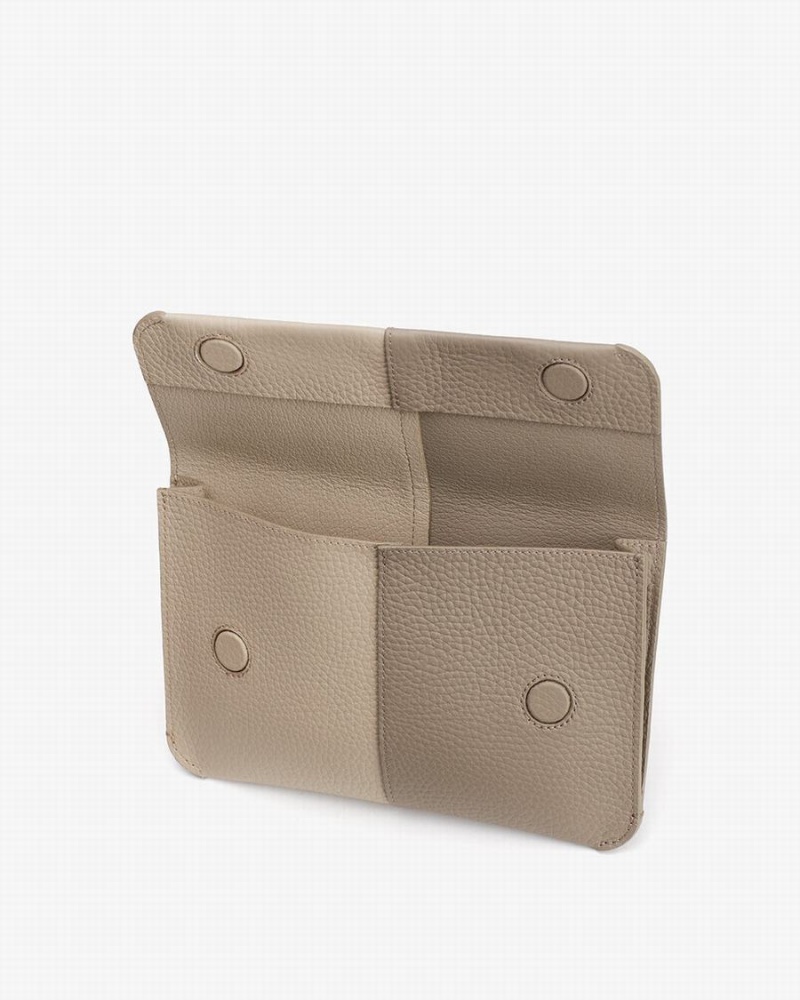 Kopertówki Damskie Cuyana System Flap Szare | LQK1263NZ