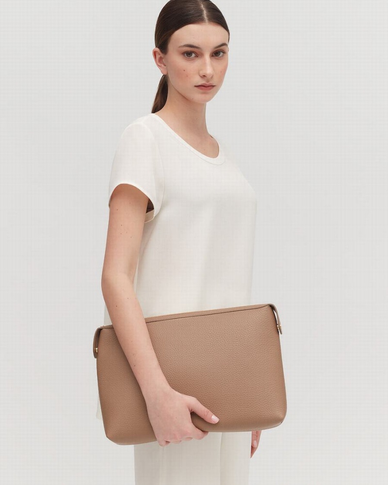 Pouches Damskie Cuyana System Insert Khaki | PYA5649UO