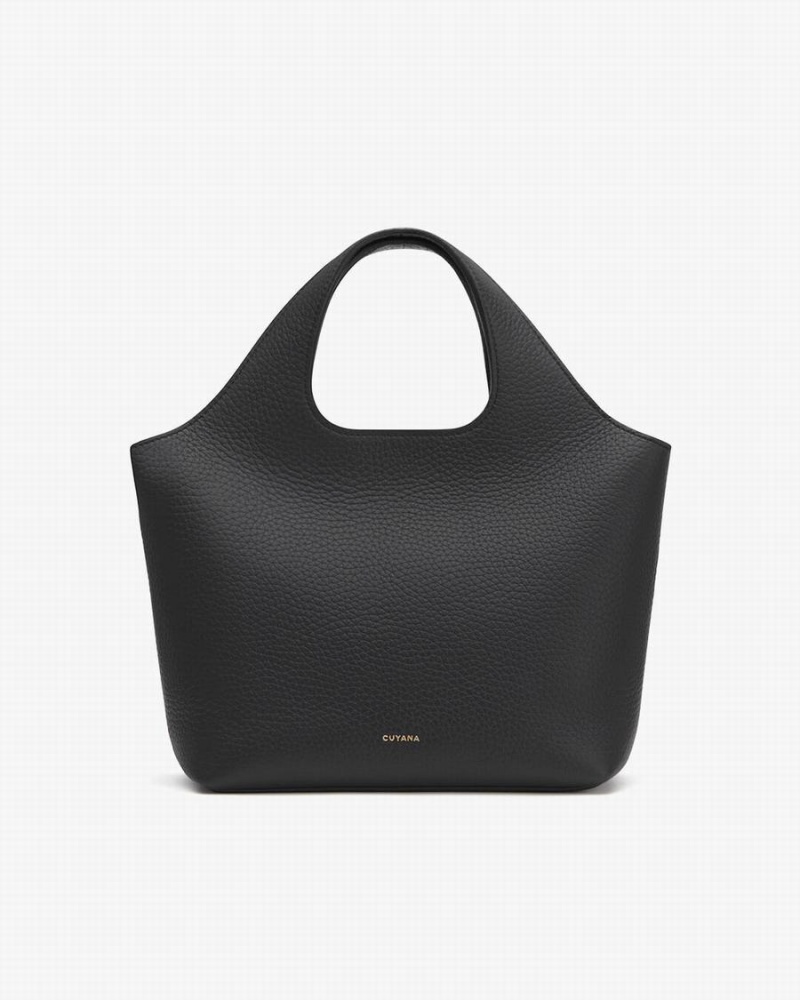 Torby Tote Damskie Cuyana Mini System Czarne | WNJ8681DG