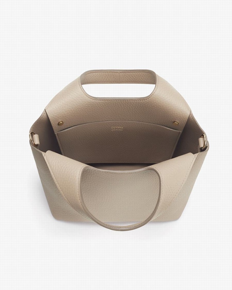 Torby Tote Damskie Cuyana Mini System Szare | PAD5753YP