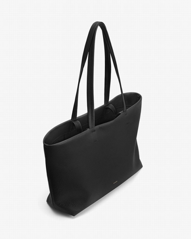 Torby Tote Damskie Cuyana Small Easy Czarne | JLC5510LG