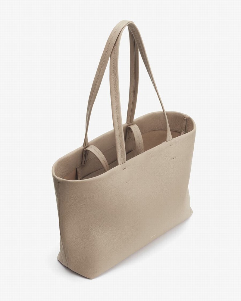 Torby Tote Damskie Cuyana Small Easy Szare | SMU1065VY