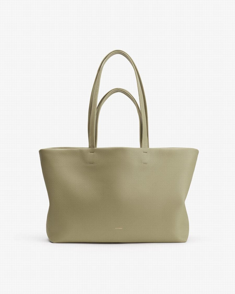 Torby Tote Damskie Cuyana Small Easy Zielone | SYJ6339IF