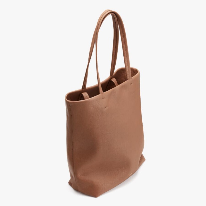 Torby Tote Damskie Cuyana Wysokie Easy Brązowe | SQD1186IM