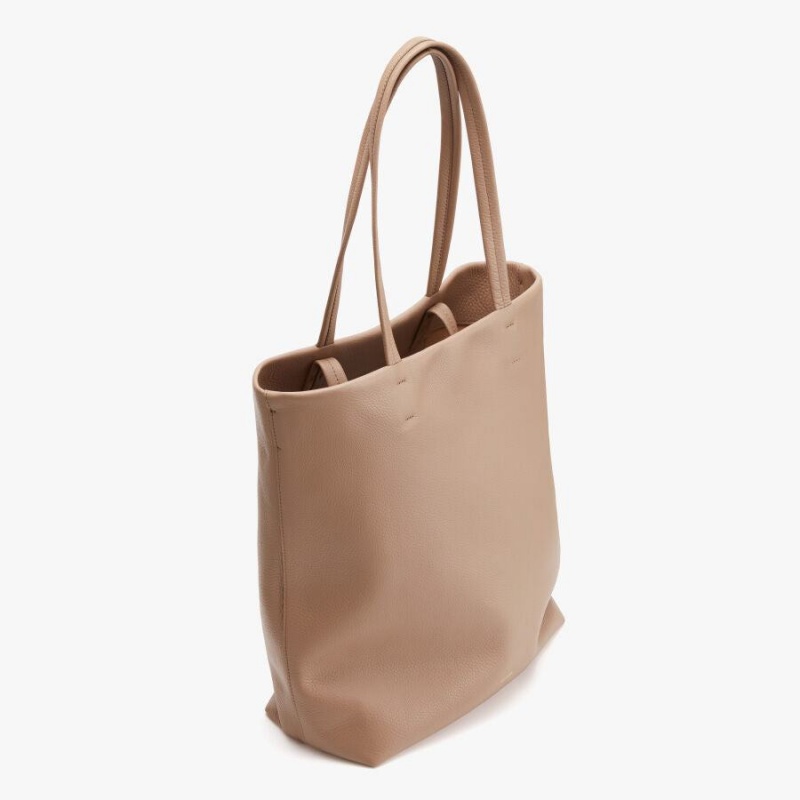 Torby Tote Damskie Cuyana Wysokie Easy Khaki | EHN5487GD